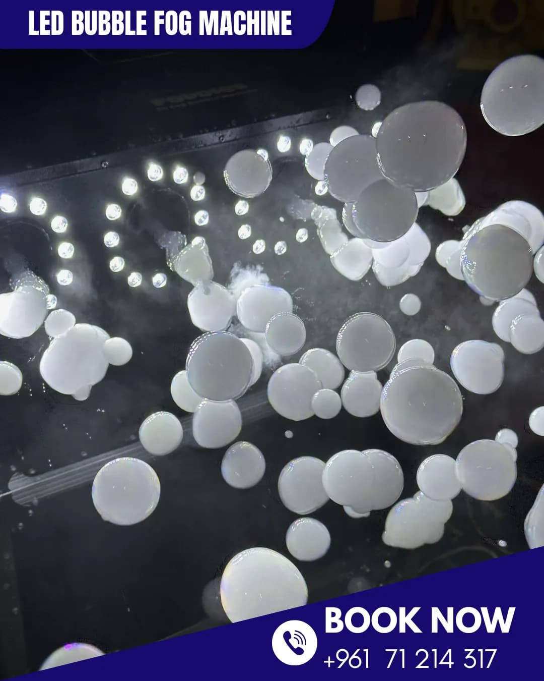 LED Bubble Fog Machine photo 1