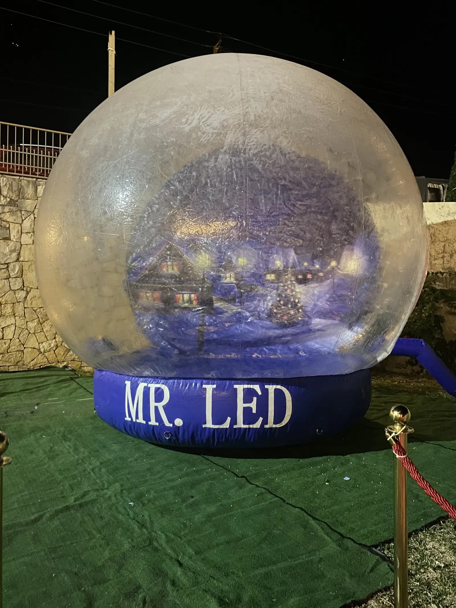 Small Blue Snow Globe photo 1