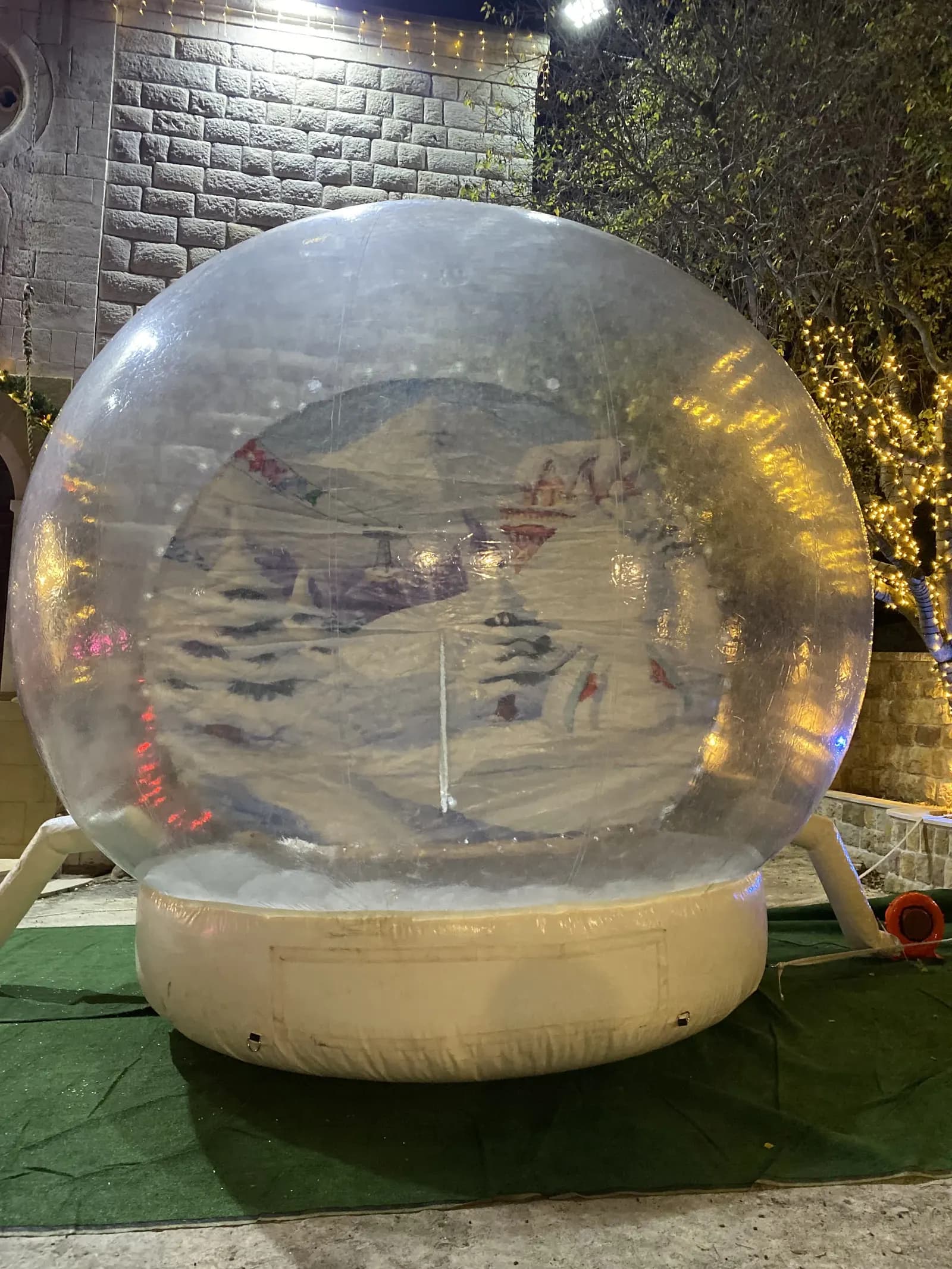 Small White Snow Globe photo 1